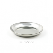 Assiette inox - La P'tite