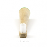 Brosse à dents bambou - CONICOLOR - Kaki