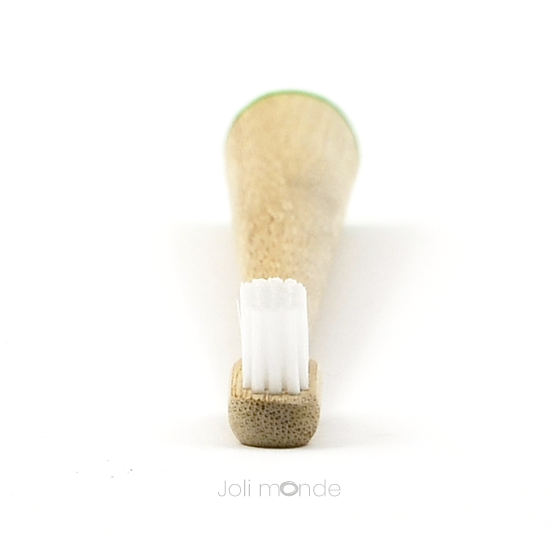 Brosse à dents bambou - CONICOLOR - Kaki