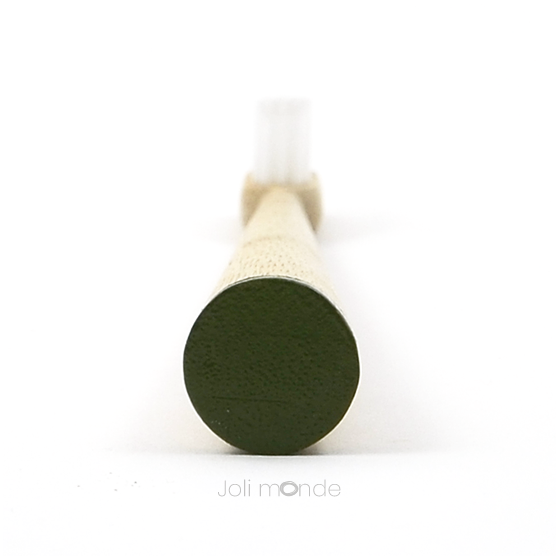 Brosse à dents bambou - CONICOLOR - Kaki