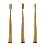 Brosse à dents bambou - CONICOLOR - Kaki