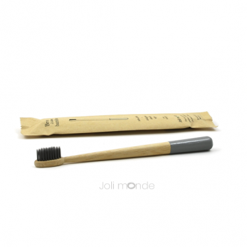 Brosse à dents bambou - RONDOCOLOR - Gris Gris 2
