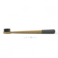 Brosse à dents bambou - RONDOCOLOR - Gris Gris