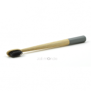 Brosse à dents bambou - RONDOCOLOR - Gris Gris