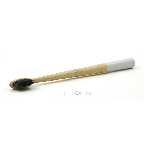 Brosse à dents bambou - RONDOCOLOR - Gris Perle