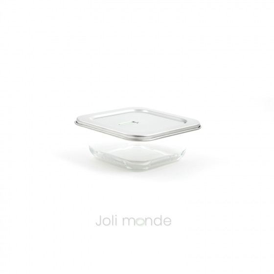 Contenant De verre & d'inox 520ml - Joli Monde