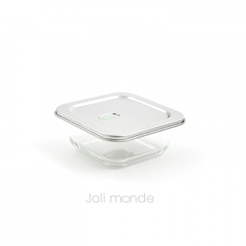 Contenant De verre & d'inox 520ml - Joli Monde 2