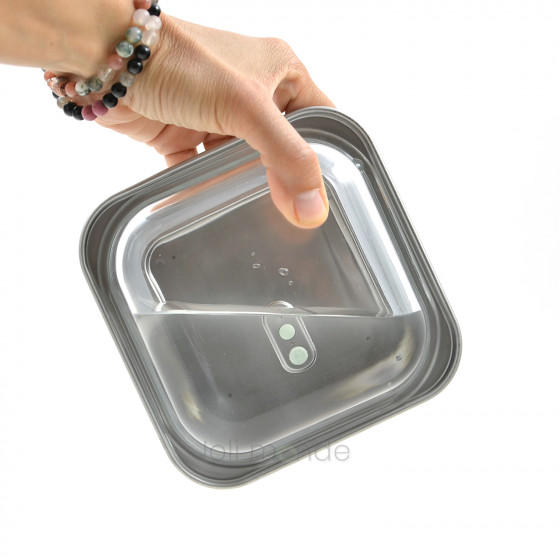Contenant De verre & d'inox 520ml - Joli Monde