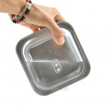 Contenant De verre & d'inox 520ml - Joli Monde