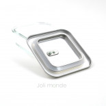 Contenant De verre & d'inox 520ml - Joli Monde