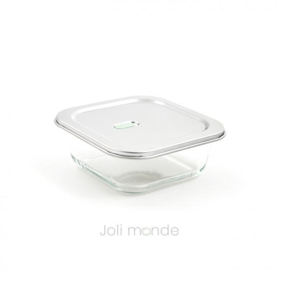 Contenant De verre & d'inox 800ml - Joli Monde