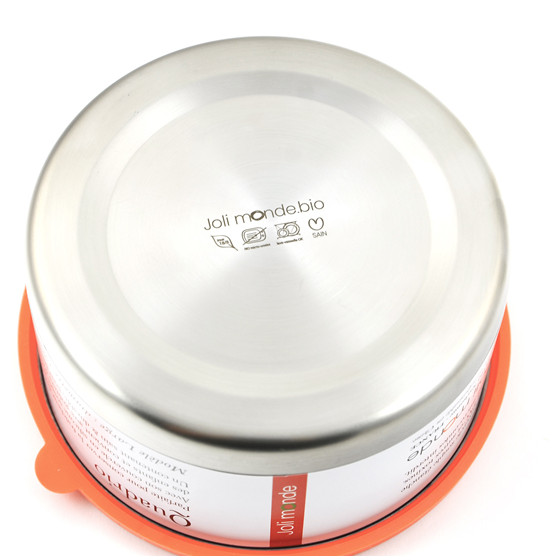 Ensemble 4 boites inox & silicone Quadrio