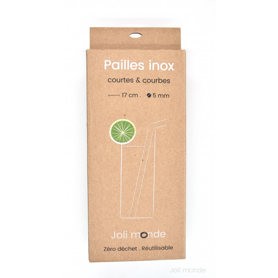 Ensemble 4 pailles inox - Smoothies