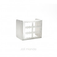 Ensemble 6 moules à glaces inox MINI EXQUIMO 45ml