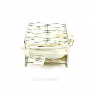 Ensemble 6 moules à glaces inox TUBULUS 85ml