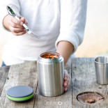 In Steel, couverts 2-en-1 inox