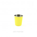 Lot de 4 P'tites timbales inox 180ml - COLOR