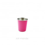 Lot de 4 P'tites timbales inox 180ml - COLOR