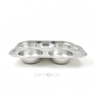 P'tit Bus - Plateau repas 5 compartiments Kids