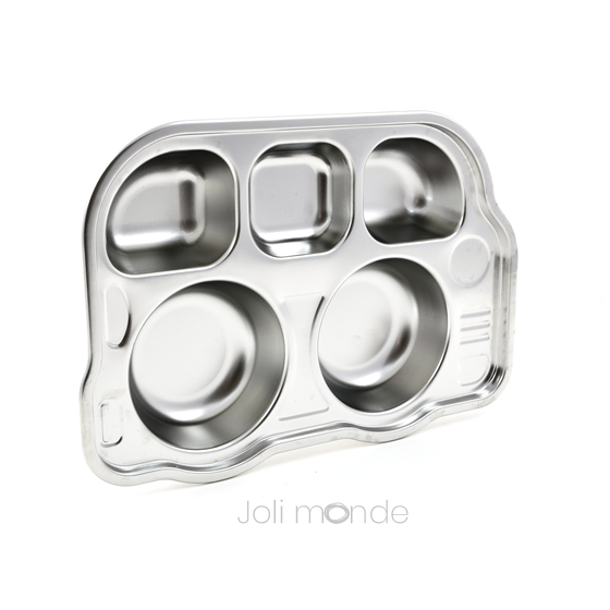 P'tit Bus - Plateau repas 5 compartiments Kids
