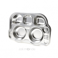 P'tit Bus - Plateau repas 5 compartiments Kids