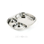 Plateau inox 3 parts - Kids