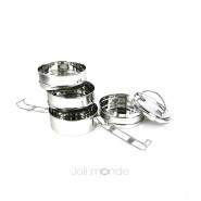 Tiffin rond 4 étages