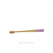 Brosse à dents bambou - RONDOCOLOR - Rose sauvage