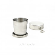 Timbale pliante inox - La Baroudeuse - 250ml