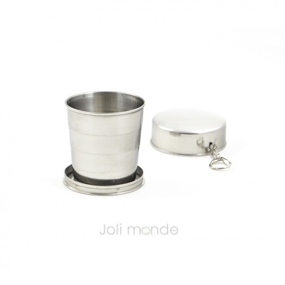Timbale pliante inox - La Baroudeuse - 250ml