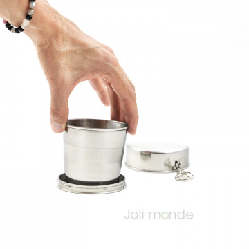 Timbale pliante inox - La Baroudeuse - 250ml 2