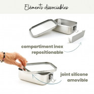 Boite La Bento inox . 1000ml