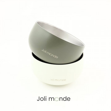Bol inox coloré double paroi 400 ml LICHEN . diamètre 13 cm 2