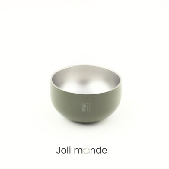 Bol inox double paroi 300 ml diamètre 12.5 cm