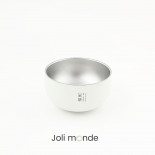 Bol inox coloré double paroi 400 ml LICHEN . diamètre 13 cm