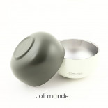 Bol inox coloré double paroi 400 ml LICHEN . diamètre 13 cm
