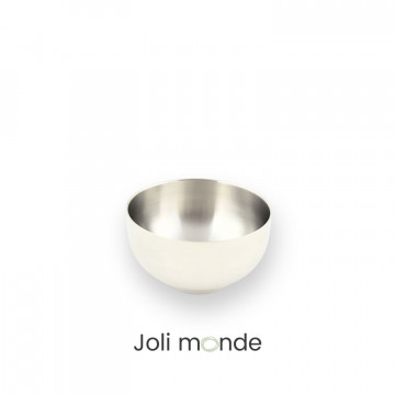Bol inox double paroi 300 ml diamètre 12.5 cm