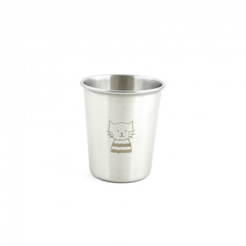 Verre inox 180 ml Motif - JOLI MONDE 2