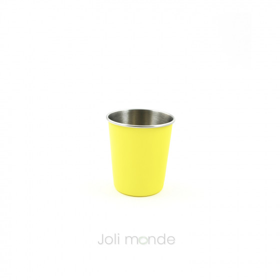 Timbale 180 ml inox couleur au choix . JOLI MONDE