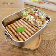 Boite La Bento bambou inox . 1000 ml - JOLI MONDE