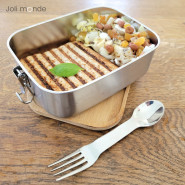 Couverts 2-en-1 inox - In Steel - JOLI MONDE