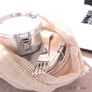 Couverts 2-en-1 inox - In Steel - JOLI MONDE