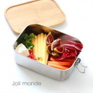 Boite La Bento bambou inox . 1000 ml - JOLI MONDE
