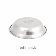 Assiette inox - La P'tite - JOLI MONDE