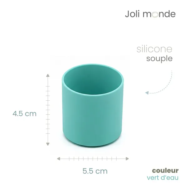 Base anti-choc silicone pour timbale et verre à boire - Joli Monde