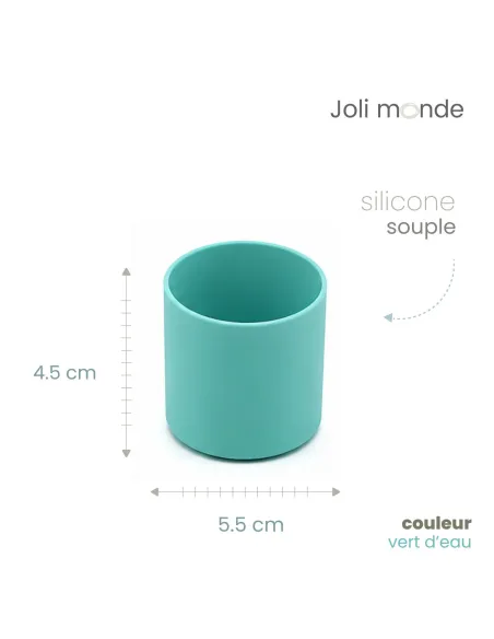 Base anti-choc silicone pour timbale et verre à boire - Joli Monde