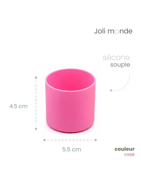 Base anti-choc silicone pour timbale et verre à boire - Joli Monde