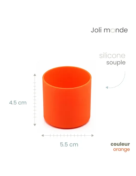 Base anti-choc silicone pour timbale et verre à boire - Joli Monde
