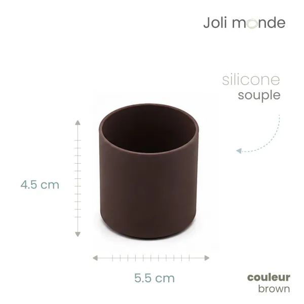 Base anti-choc silicone pour timbale et verre à boire - Joli Monde