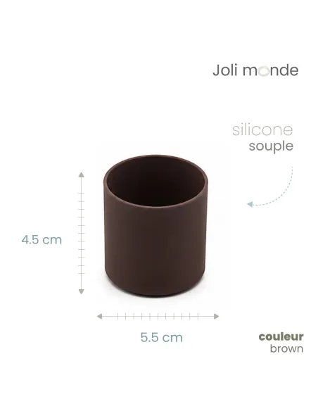 Base anti-choc silicone pour timbale et verre à boire - Joli Monde